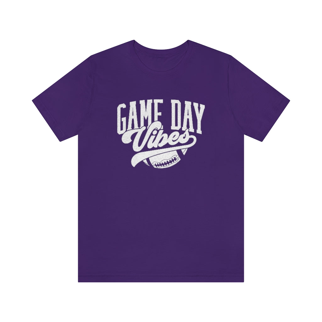Game Day Vibes Football Shirt | Unisex Super Soft Premium Graphic T-Shirt