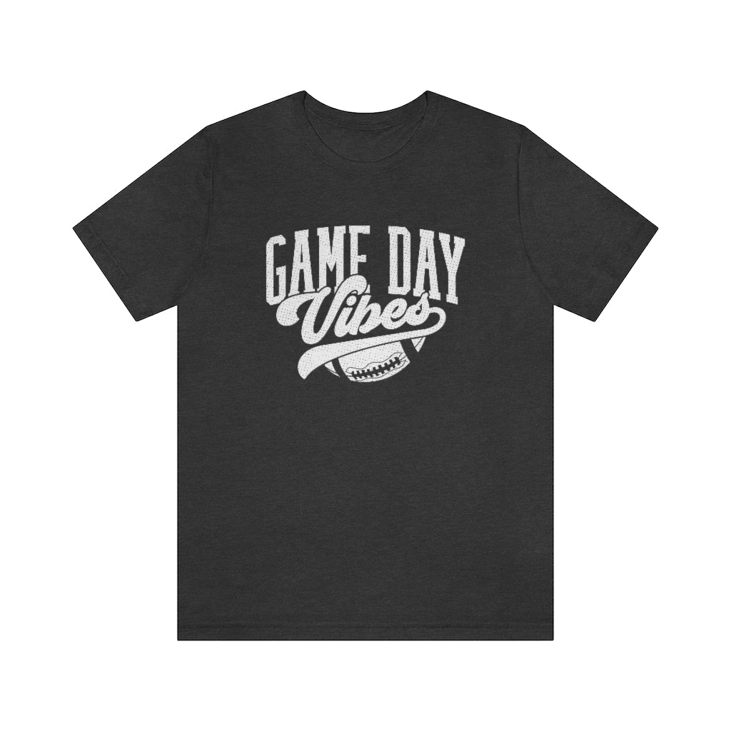 Game Day Vibes Football Shirt | Unisex Super Soft Premium Graphic T-Shirt