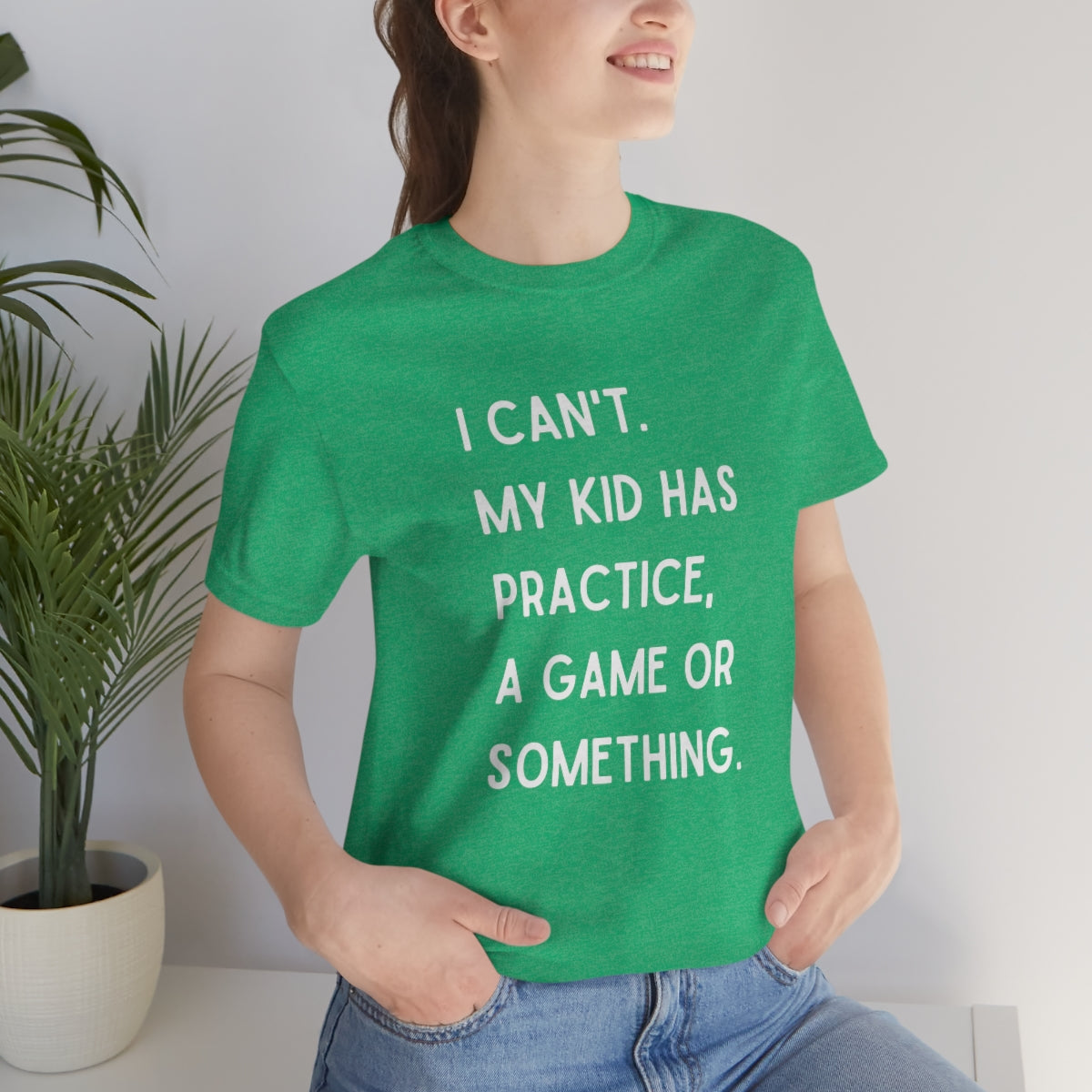 I Can't My Kid Has Practice A Game Or Something Graphic T-Shirt ~ Funny Sports Mom Shirt