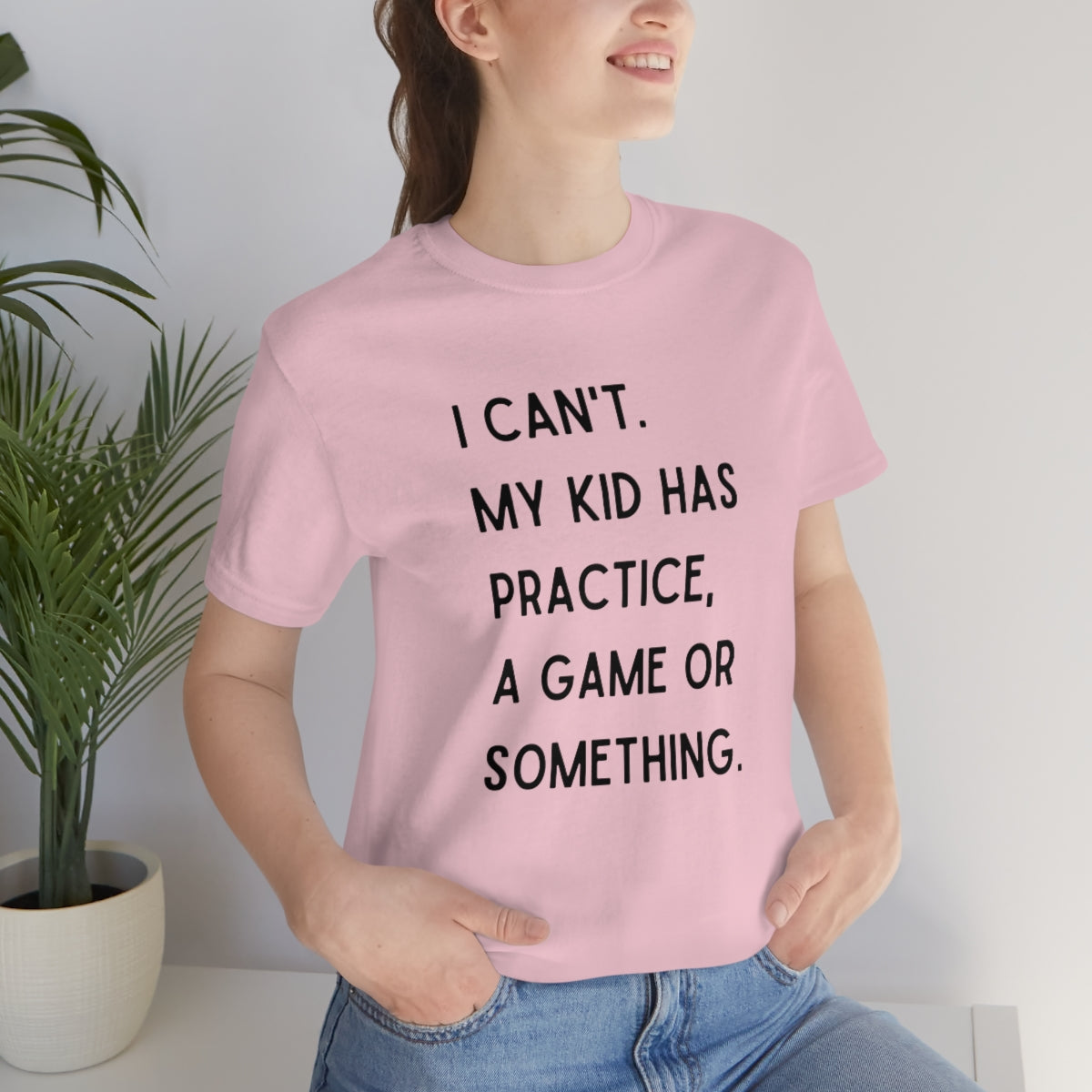 I Can't My Kid Has Practice A Game Or Something Graphic T-Shirt ~ Funny Sports Mom Shirt