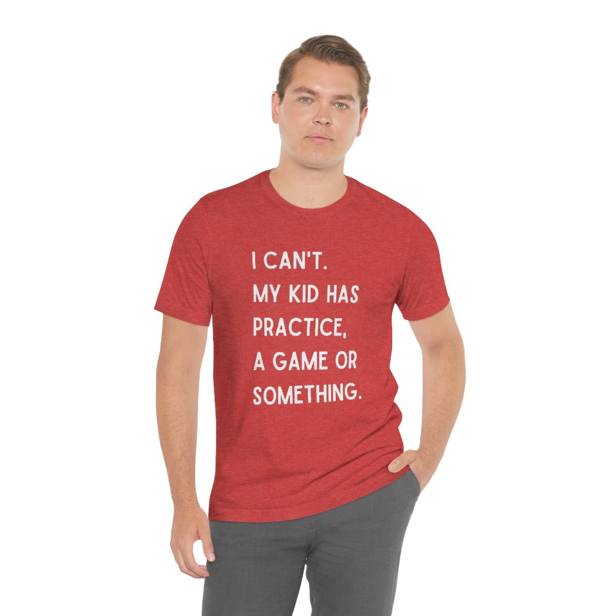 I Can't My Kid Has Practice A Game Or Something Graphic T-Shirt ~ Funny Sports Mom Shirt