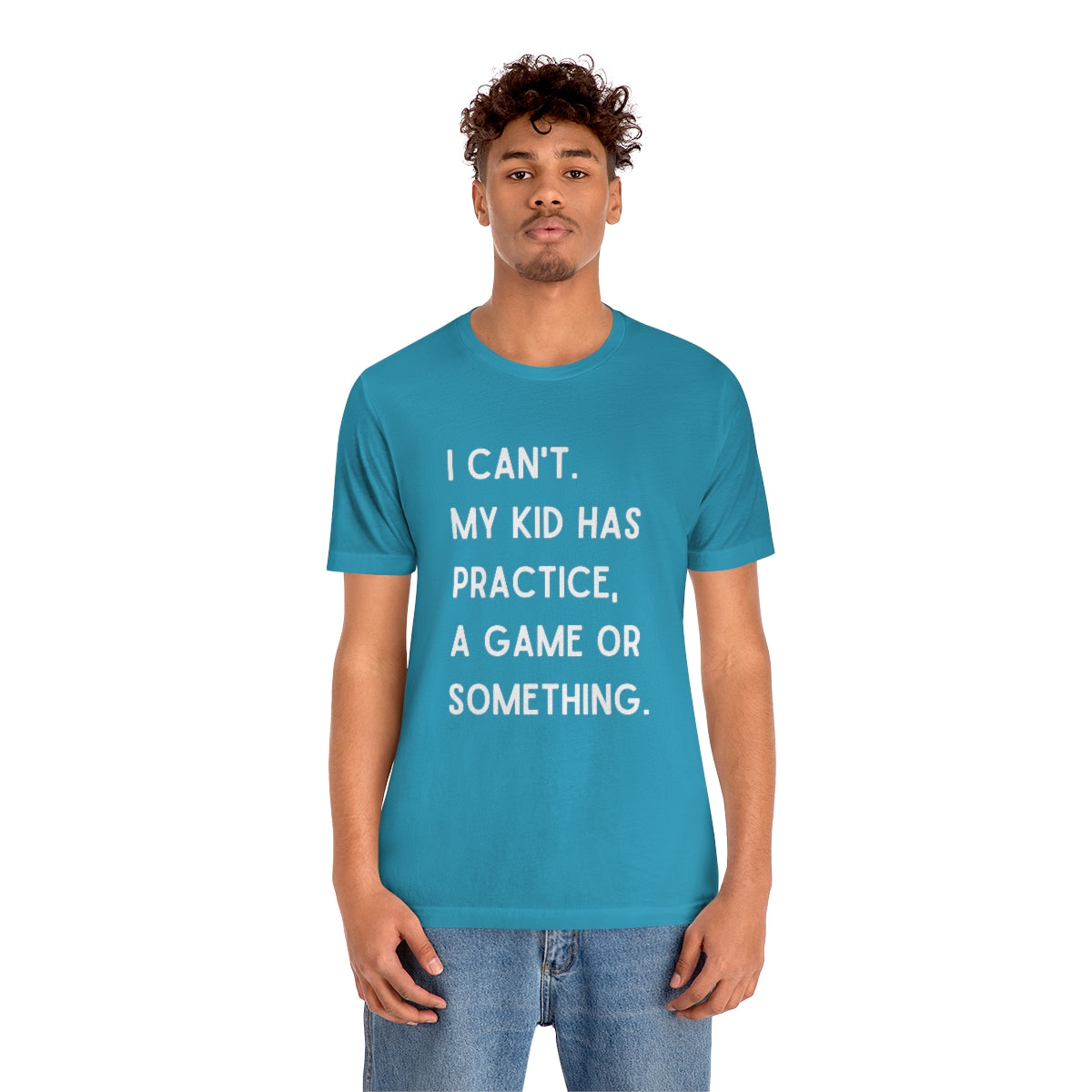 I Can't My Kid Has Practice A Game Or Something Graphic T-Shirt ~ Funny Sports Mom Shirt