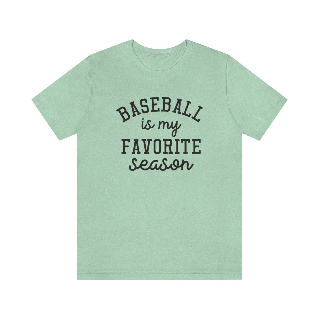 Softball is My Favorite Season Graphic T-Shirt